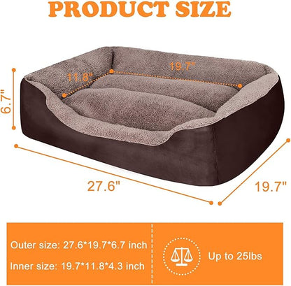 PUPPBUDD Dog Beds for Medium Dogs