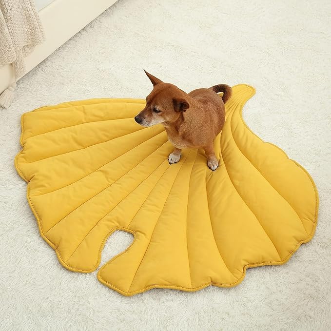 Leaf Shaped Cotton Dog Blankets for Small Medium Large Dogs 51.2''x43.3'' Pet