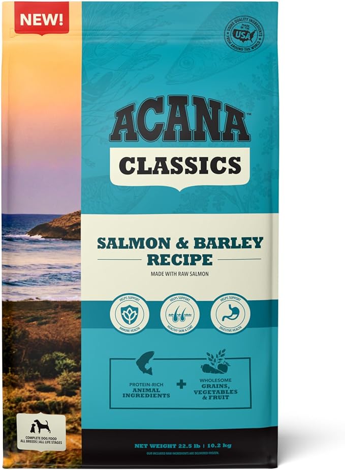 ACANA™ Classics Dog Food Salmon & Barley Recipe Dry Dog Food, 22.5lb