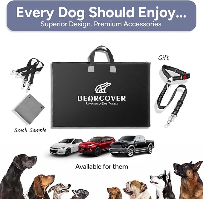 Dog Back Seat Extender & Non Inflatable Car Bed Mattress