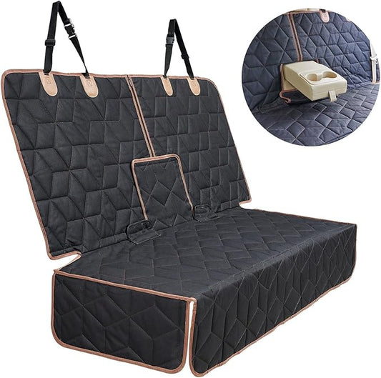 Dog Car Seat Cover for Back Seat Pets Cover Protector Waterproof Bench Car Backseat Covers Dog Seat Covers for Cars