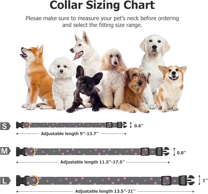 Cotton Handmade Dog Collar Cute and Distinctive Patterns