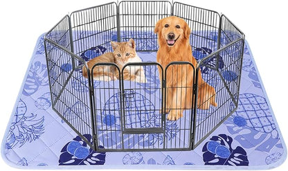 IEUUMLER Washable Pee Pads for Dogs 1 Pack EU007 (Purple 63"X63"-1pcs)