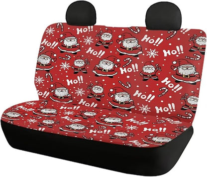 Christmas Snata Hoho Seat Covers for Cars Full