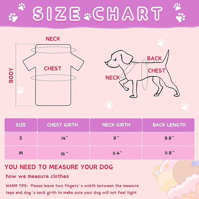 Soft Printed Pet Shirts 8 Pieces