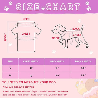 Soft Printed Pet Shirts 8 Pieces