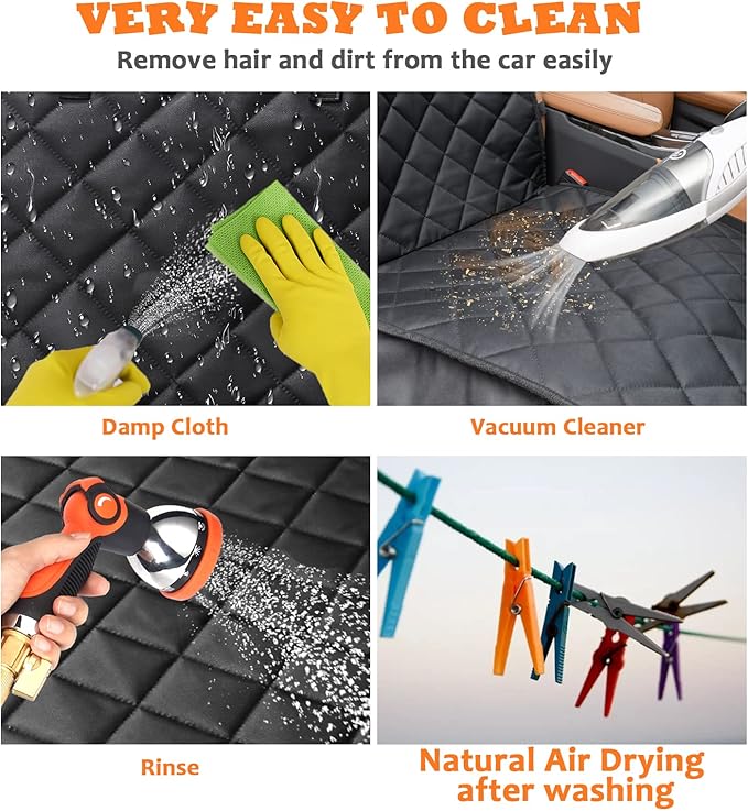 URPOWER Dog Car Seat Cover for Front Seat 100% Waterproof