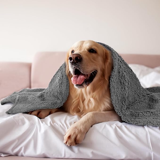 furrybaby Dog Blanket Soft Dog Blankets for Large 59x78 Inches