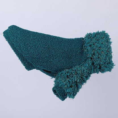 Dog Sweaters for Small Dogs Girl Boy Winter Puppy Sweater Clothes Fleece Warm Pet Outfit for Chihuahua Yorkie Teacup Cute Plain Cold Weather Dog Coat Cat Apparel Clothing (XX-Small