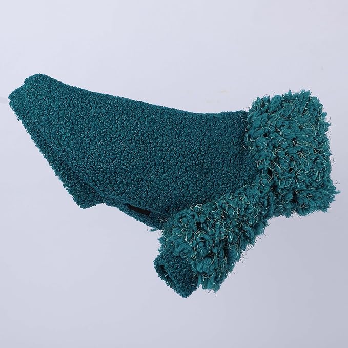 Dog Sweaters for Small Dogs Girl Boy Winter Puppy Sweater Clothes Fleece Warm Pet Outfit for Chihuahua Yorkie Teacup Cute Plain Cold Weather Dog Coat Cat Apparel Clothing (Small