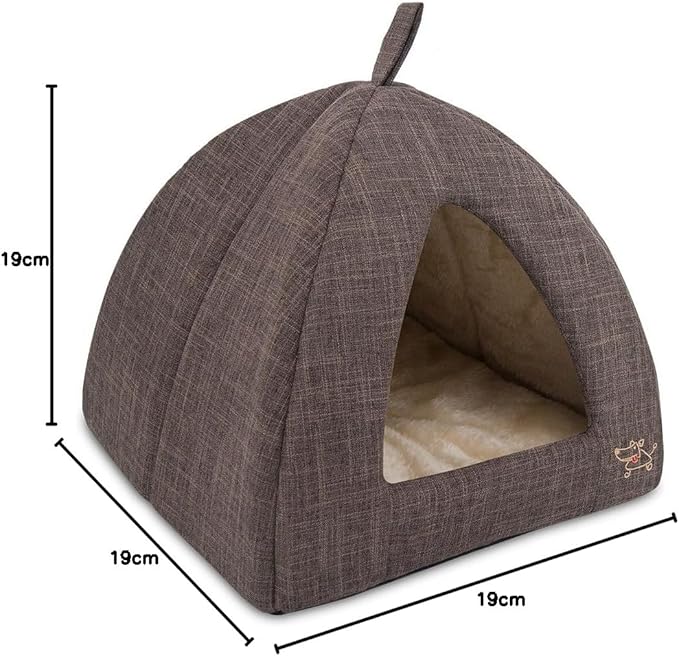 Pet Tent-Soft Bed for Dog and Cat by Best Pet Supplies 19" x 19" x H:19"