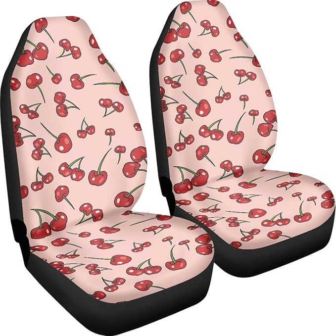 Cherry Car Seat Covers Full Set of 2