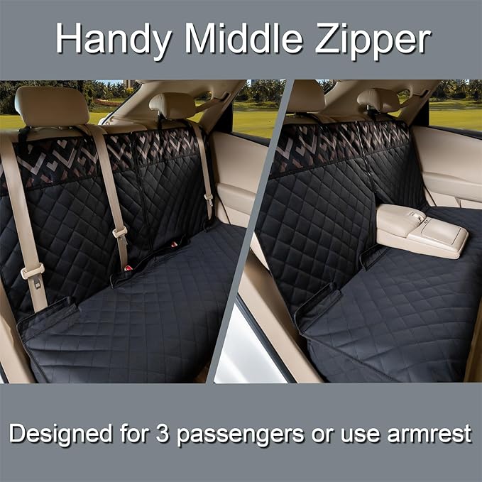 Back Car Seat Cover for Dogs