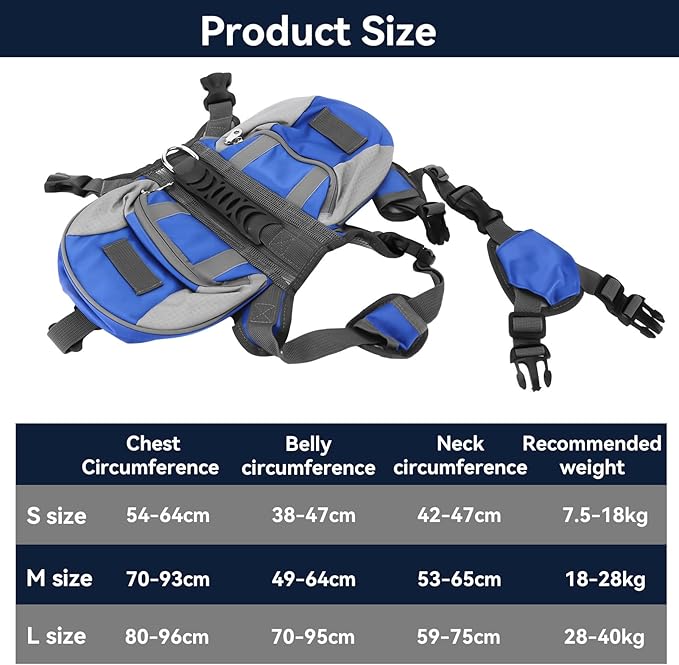 Dog Backpack Harness