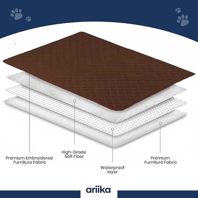 ariika Waterproof Dog Sofa Mat - Durable, Scratch-Resistant - Eco-Friendly Polyester & Cotton Mix, Odor-Free, Ideal for All Breeds - Dog Bed Protector for Sofa, Couch, Floor, Car Seats and Bed