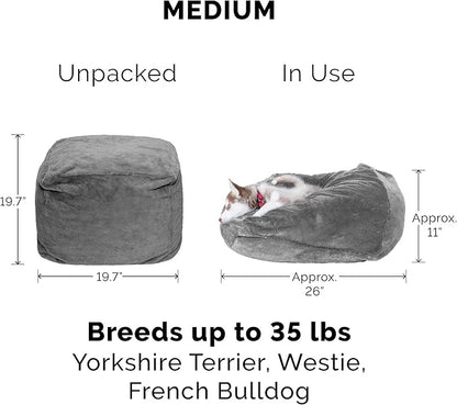 Furhaven Soft & Cozy Dog Bed for Medium/Small Dogs 35 lbs