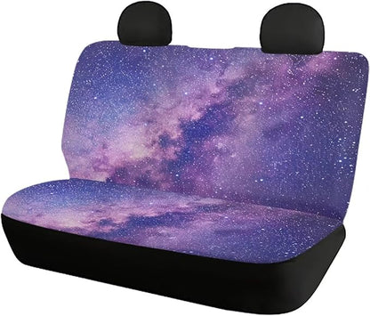 Purple Galaxy Car Seat Covers Full Set Automotive