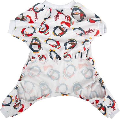 CuteBone Dog Pajamas Christmas Clothes Pjs for Small P112M