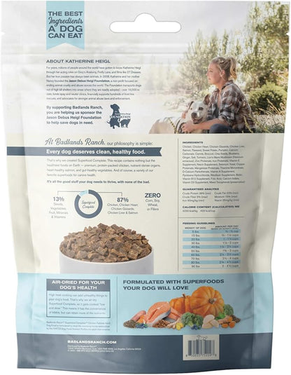 by Katherine Heigl- Superfood Complete, Air-Dried Adult Dog Food - High Protein, Zero Fillers, Superfood Nutrition (24 oz., Premium Chicken)