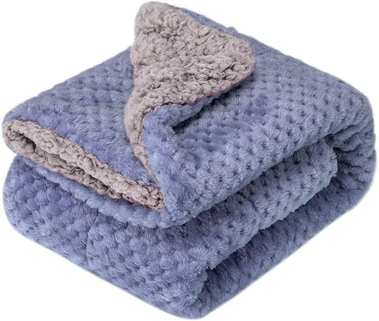 Fuzzy Blanket or Fluffy Blanket for Baby Girl or boy (32" x 40", DG-Pearl