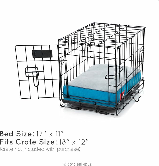 BRINDLE Teal Shredded Memory Foam Pet Bed