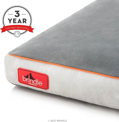 BRINDLE Stone Shredded Memory Foam Pet Bed