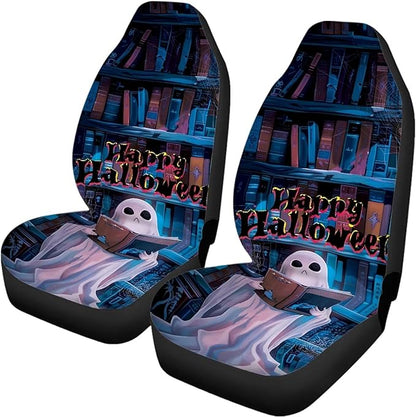 Halloween Ghost Car Seat Covers Set Bucket Seat
