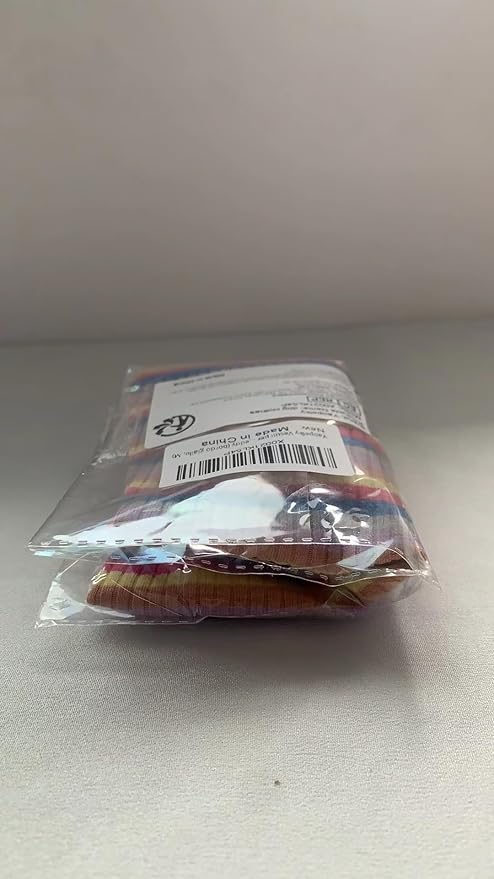 Small Medium Dog Clothes Rainbow Striped Dog Shirts Stretchable Long Sleeve Cat T-Shirt Pet Outfits for Chihuahua Yorkie Teddy (Yellow Edge