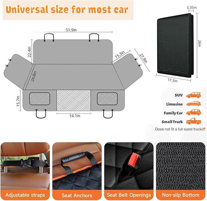 SORKUT Dog Car Seat Cover for Back Seat 350lb Pet