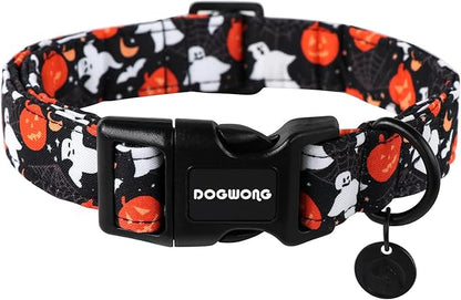 DOGWONG Cotton Dog Collar