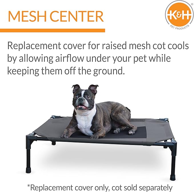 K&H Pet Products Elevated Cooling Outdoor Dog Bed 32 X 25 Inches