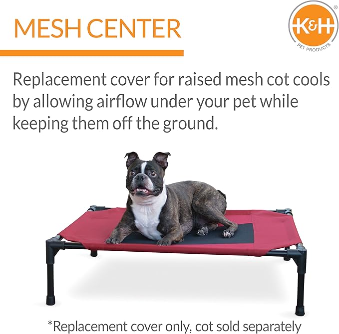 K&H Pet Products Elevated Cooling Outdoor Dog Bed 32 X 25 Inches