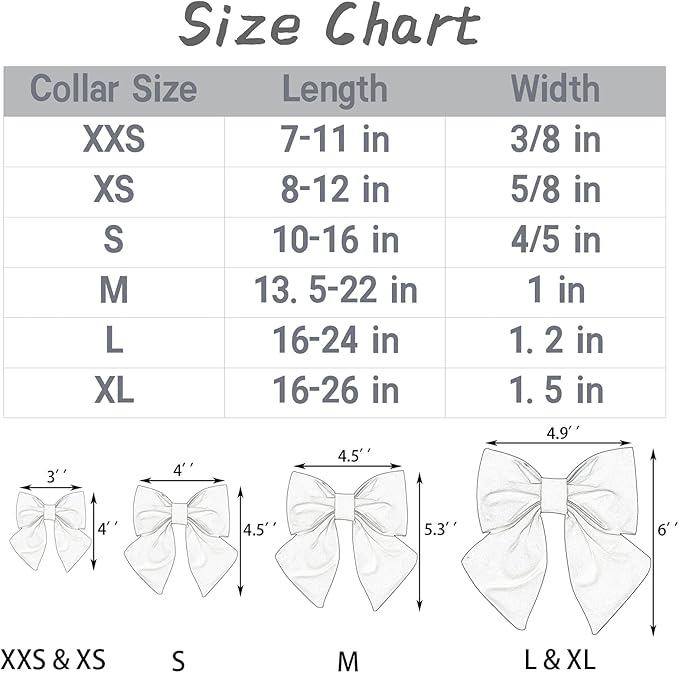 Lionet Paws Halloween Dog Collar with Bowtie 13.5-22in