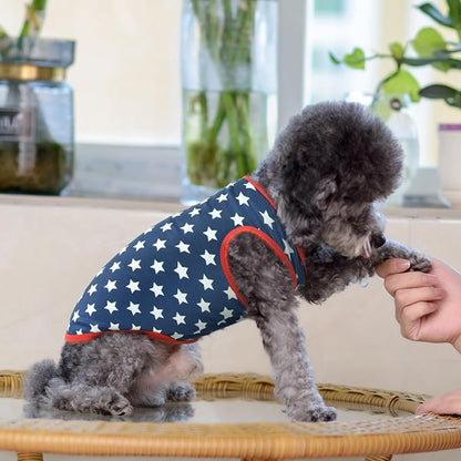 Patriotic Dog Tank Top 4th of July Dog (3 PCS)