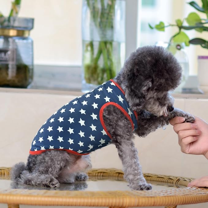 Patriotic Dog Tank Top 4th of July Dog (3 PCS)
