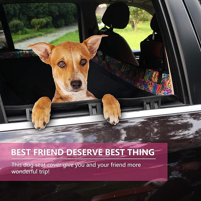 2PCS Car Door Protector for Dogs Pet Car Door Cover-Waterproof Scratchproof Nonslip Durable Car Door Protector