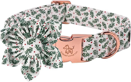 Elegant little tail Christmas Dog Collar