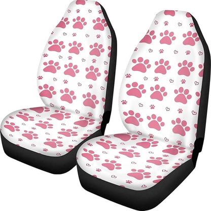 UNICEU Cute Dog Paw Print Seat Covers Car