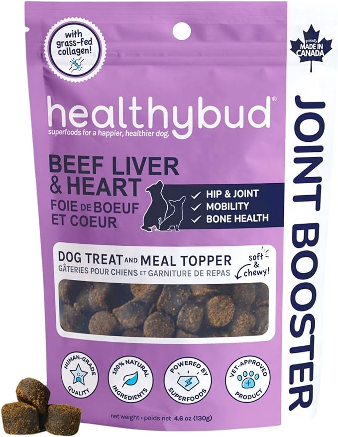 healthybud Hip and Joint Supplement Dog Treats 4.6oz