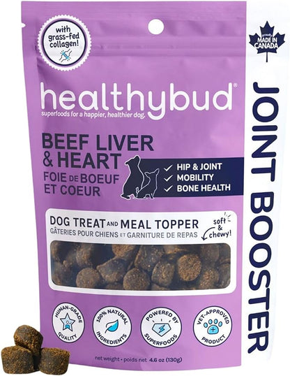 healthybud Hip and Joint Supplement Dog Treats 4.6oz
