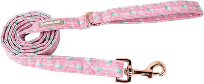 Dog Leash Pink Cocktails Durable Handmade Dog Leashes 120cm