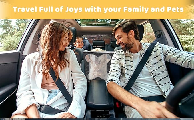 Back Seat Extender for Dogs Window,600D Anti-Scracth 53W*65.7L Inch)