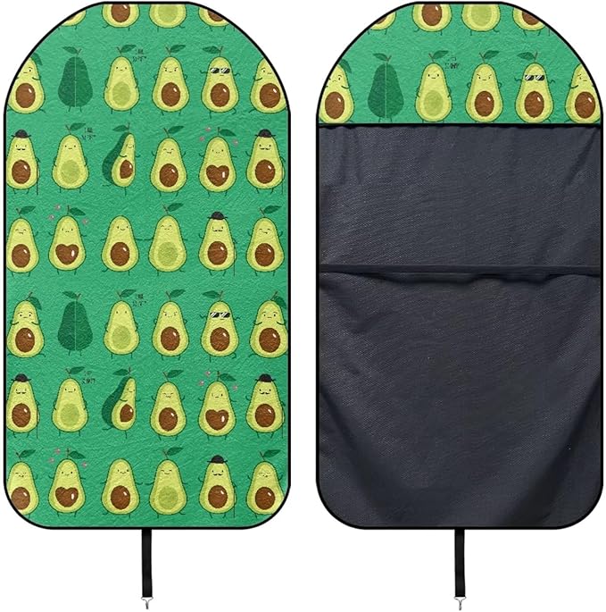 Yewattles Avocado Waterproof Scratching Proof Car Seat Cover