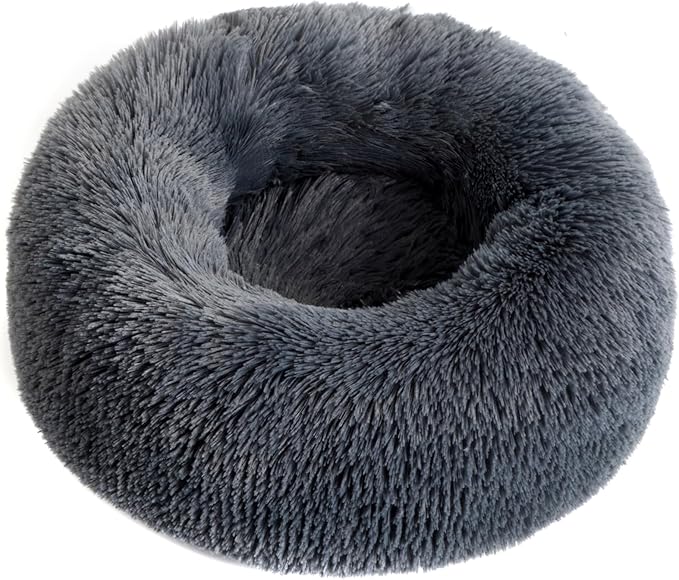 Calming Dog Bed for Cats and Small Dogs 15.7")