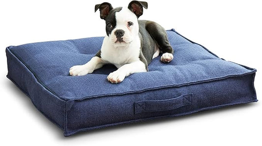Happy Hounds Milo Square Tufted Pillow Dog Bed (24" x 24")