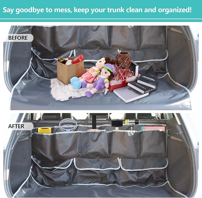 Llamas SUV Cargo Liner for Dogs with Storage