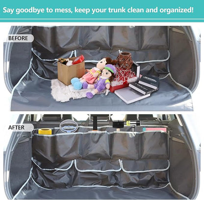 Llamas SUV Cargo Liner for Dogs with Storage