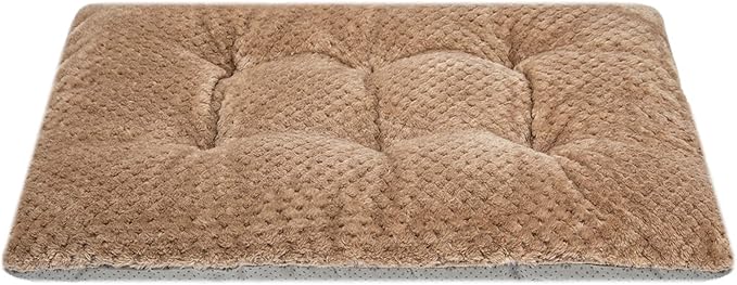 WONDER MIRACLE Fuzzy Deluxe Pet Beds (15" x 23", S-Mocha)