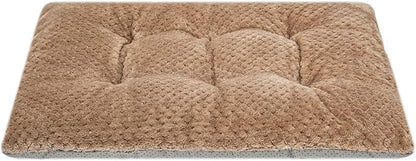 WONDER MIRACLE Fuzzy Deluxe Pet Beds (15" x 23", S-Mocha)