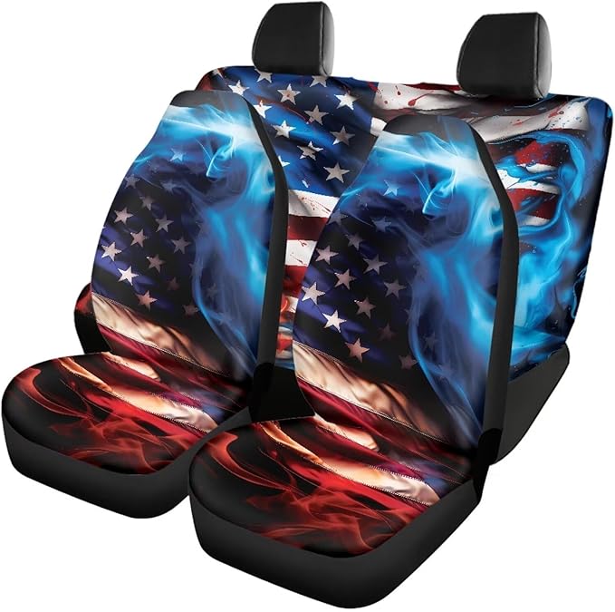 Fire American Pattern Seat Cover Sets for Cars